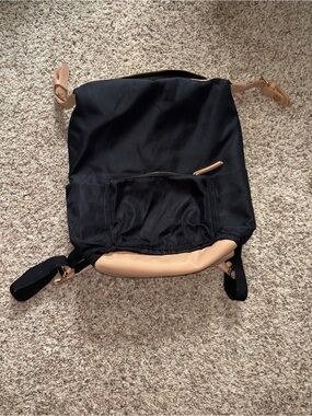 Tommy Bahama Black Backpack with Tan Accents